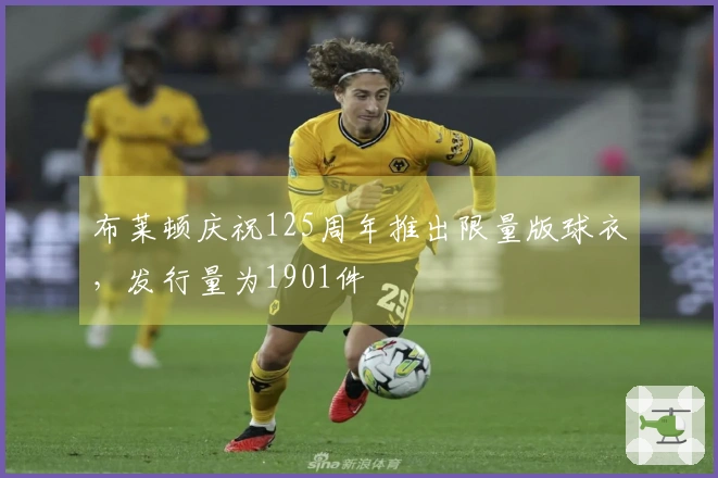 布莱顿庆祝125周年推出限量版球衣，发行量为1901件